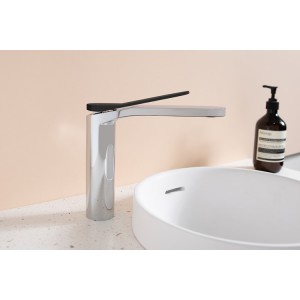 Liberty Basin Mixer Matte Black & Chrome